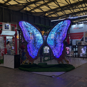 Butterfly luminous sculpture