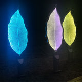 Leaf vein luminous sculpture